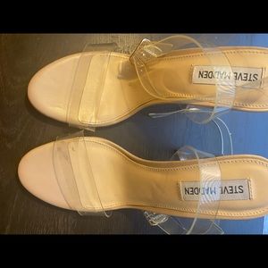 Clear Strappy High Heel Sandals